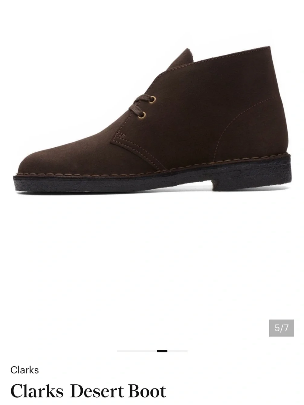 Clarks Brown Suede Desert Boots Chukka Original men’s 7 women’s 9